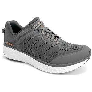 NEW NWT NIB Aetrex Chase Grey Orthotic Arch Support Sneakers Men's Shoe 8.5 - 9